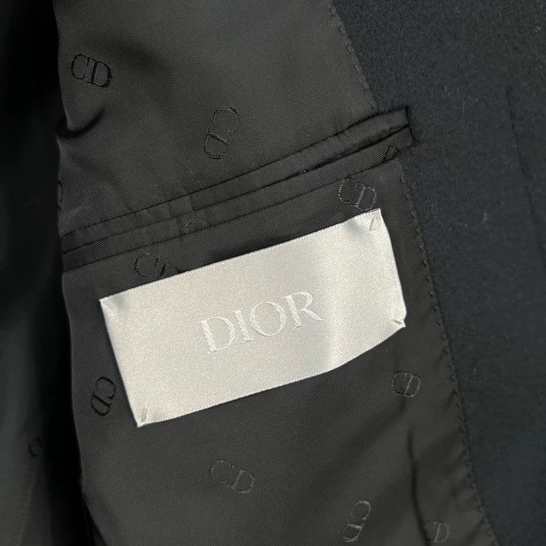 Dior Dior Blue Collar Cashmere Coat-yf Size US L / EU 52-54 / 3 - 6 Thumbnail