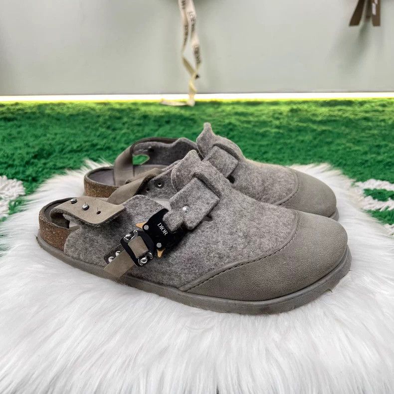 Dior Dior Felt Buckle Clogs Size 40-yf Size US 9 / EU 42 - 4 Thumbnail