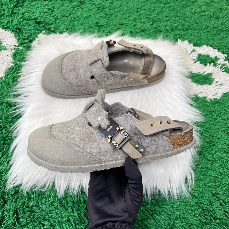 Dior Dior Felt Buckle Clogs Size 40-yf Size US 9 / EU 42 - 7 Thumbnail