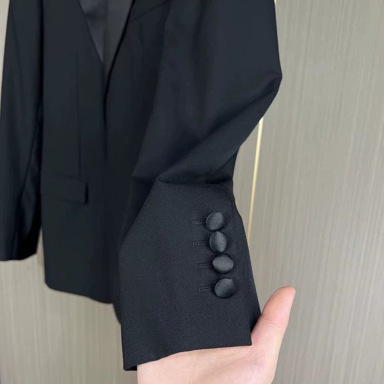 Dior Dior Wool Blazer with Shoulder Pads-yf Size US L / EU 52-54 / 3 - 4 Thumbnail