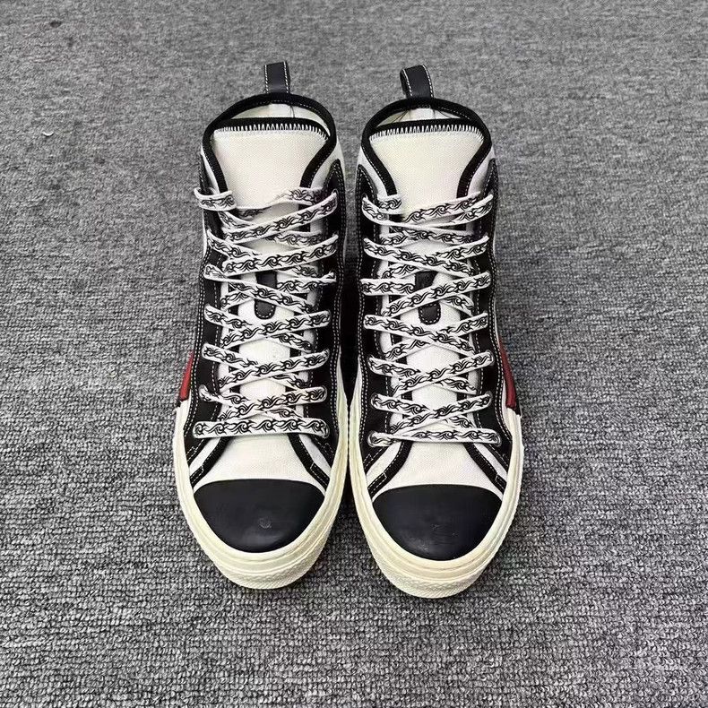 Dior Dior Black and White High-Top Sneakers-yf Size US 10 / EU 43 - 2 Thumbnail