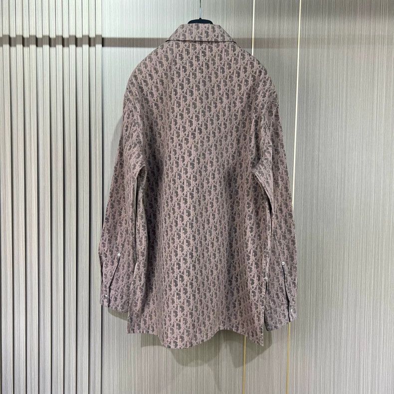 Dior Dior Brown Printed Denim Shirt Jacket-yf Size US XXL / EU 58 / 5 - 2 Thumbnail