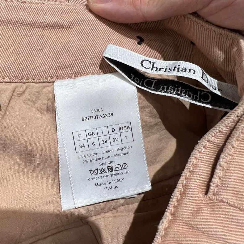 Dior Dior Pink Cargo Pants Size 34-yf Size US 34 / EU 50 - 6 Thumbnail
