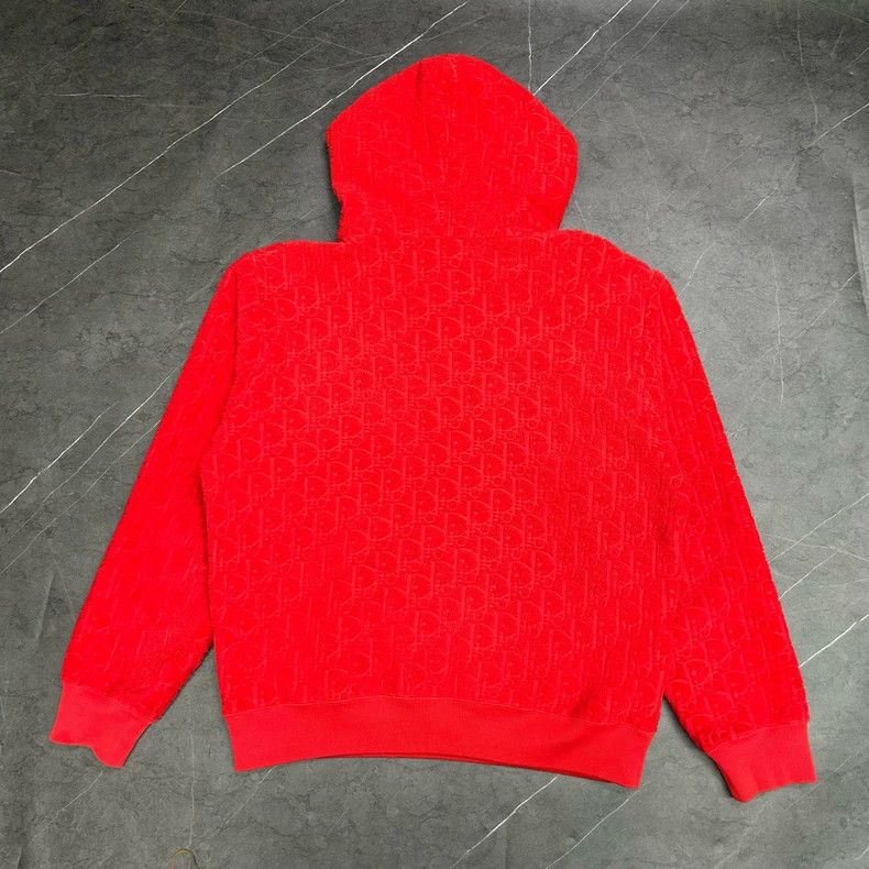 Dior New Dior Red Hooded Sweatshirt Size Large Size US L / EU 52-54 / 3 - 2 Thumbnail
