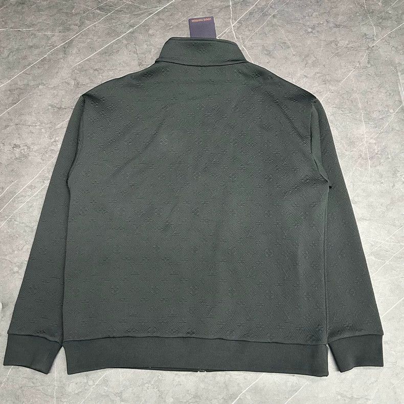Louis Vuitton Louis Vuitton Dark Logo Zip Jacket Size US XXL / EU 58 / 5 - 2 Thumbnail