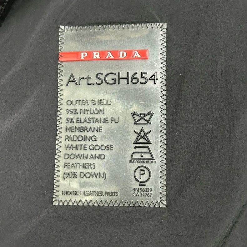Prada PRADA Metal Triangle Logo Cotton Jacket Size US L / EU 52-54 / 3 - 7 Thumbnail