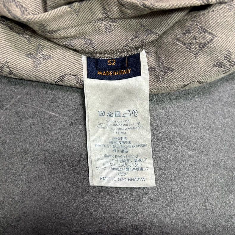 Louis Vuitton Louis Vuitton Gray Denim Print Jacket Size US L / EU 52-54 / 3 - 7 Thumbnail