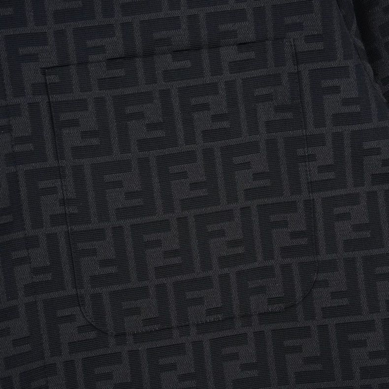 Fendi Fendi Logo Printed Pocket Jacket Shirt Size US M / EU 48-50 / 2 - 3 Thumbnail