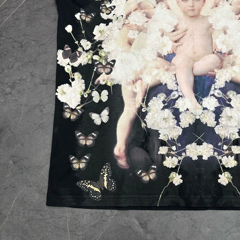 Givenchy Givenchy Short Sleeve T-Shirt with Floral Design Size US S / EU 44-46 / 1 - 2 Thumbnail