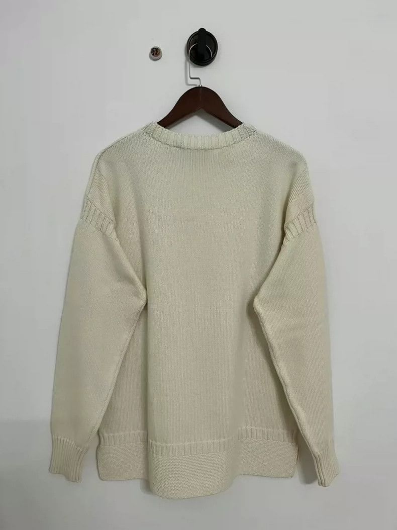 Dior Dior Embroidered Logo Sweatshirt in Beige Size US M / EU 48-50 / 2 - 2 Thumbnail