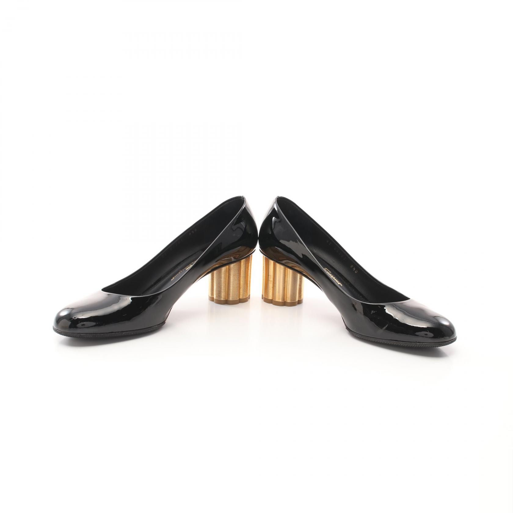 Salvatore Ferragamo Salvatore Ferragamo Salvatore Ferragamo Patent Leather Pumps Enamel Shoes Size ONE SIZE - 3 Thumbnail