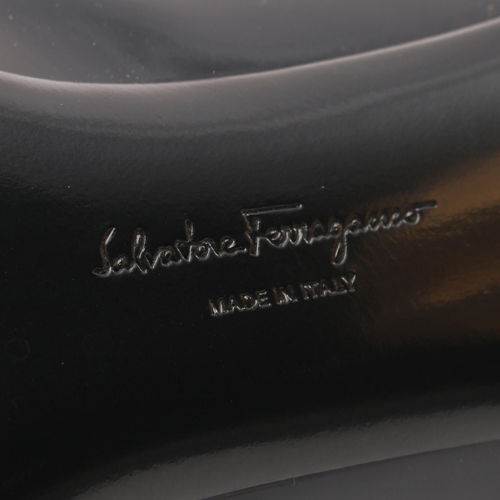 Salvatore Ferragamo Salvatore Ferragamo Salvatore Ferragamo Patent Leather Pumps Enamel Shoes Size ONE SIZE - 5 Thumbnail