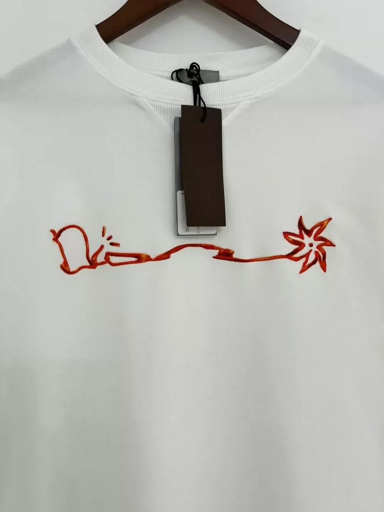 Dior Dior Travis Scott White Logo Sweatshirt Size US S / EU 44-46 / 1 - 3 Thumbnail
