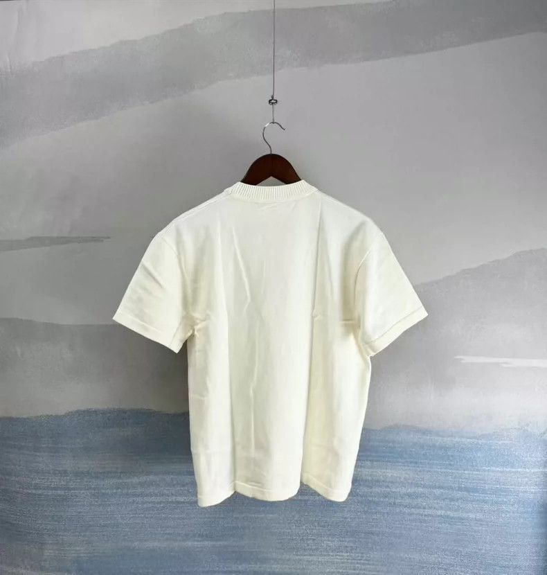 Louis Vuitton Louis Vuitton White Short Sleeve Knit Top Size US S / EU 44-46 / 1 - 3 Thumbnail