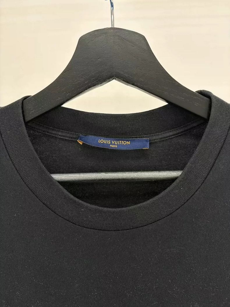 Louis Vuitton Louis Vuitton Black and White Gradient T-shirt Size US M / EU 48-50 / 2 - 4 Thumbnail