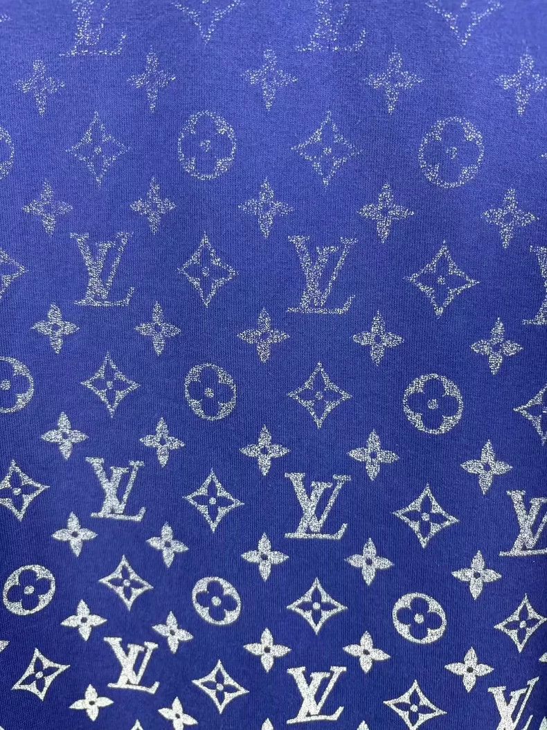 Louis Vuitton Louis Vuitton White Blue Gradient Short Sleeve Shirt Size US L / EU 52-54 / 3 - 3 Thumbnail