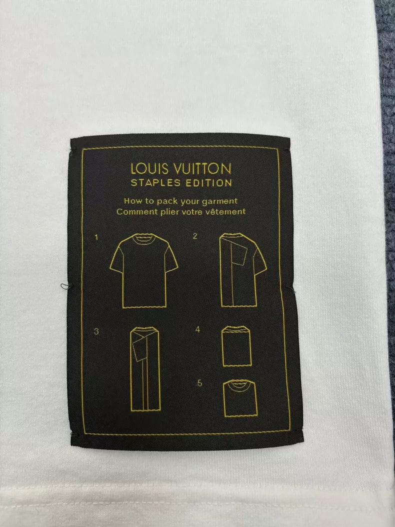 Louis Vuitton Louis Vuitton New Short Sleeve White Shirt Size US XL / EU 56 / 4 - 4 Thumbnail