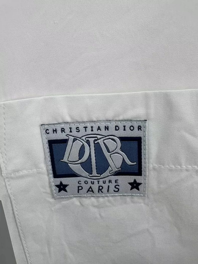 Dior Dior Embroidered Logo Long Sleeve Shirt Size US M / EU 48-50 / 2 - 3 Thumbnail