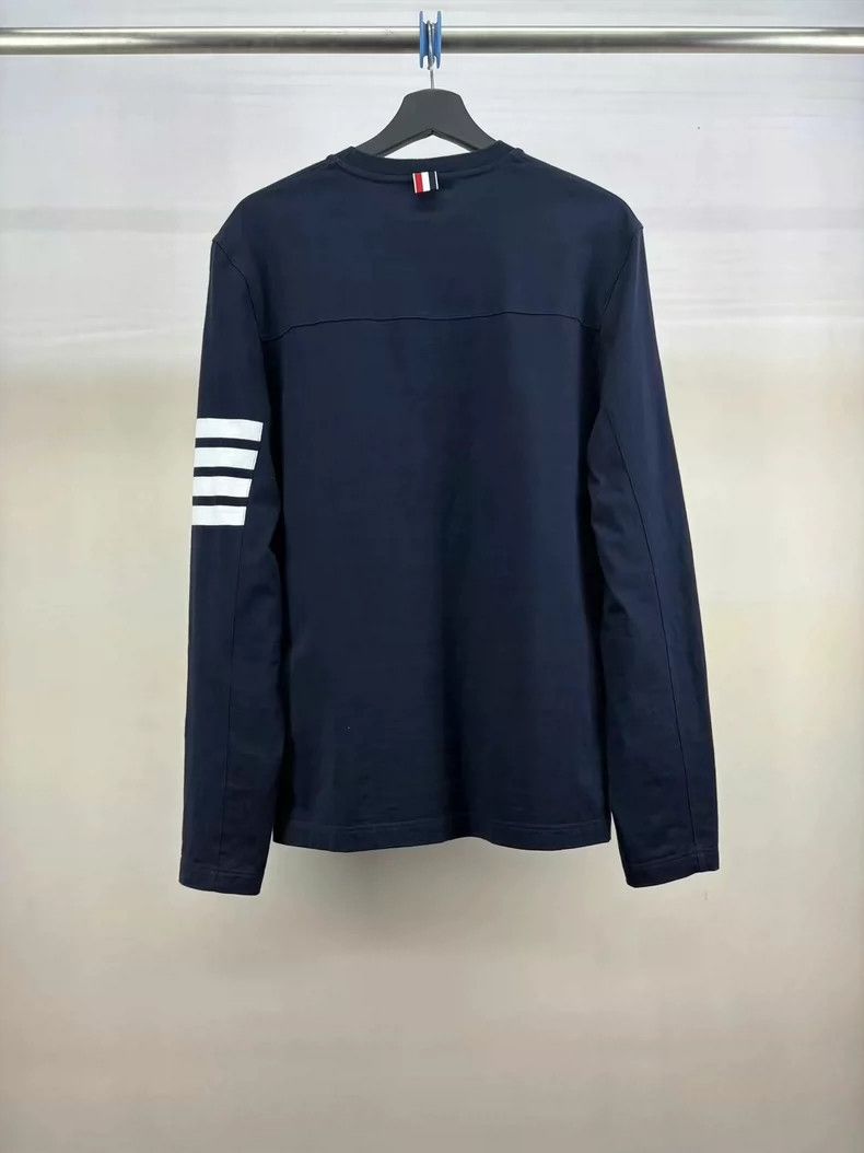 Thom Browne Thom Browne Deep Blue Long Sleeve Shirt Size US M / EU 48-50 / 2 - 2 Thumbnail