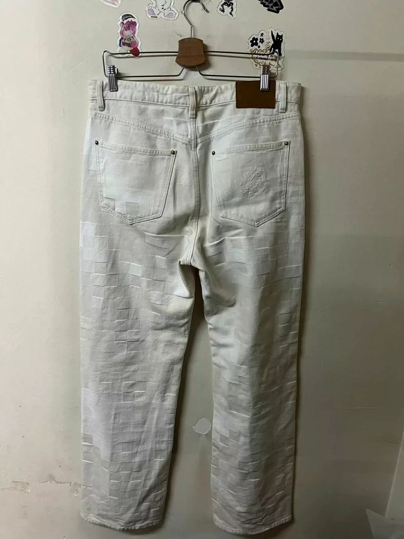 Louis Vuitton New Louis Vuitton Checkered Denim Pants Size US 31 - 2 Thumbnail