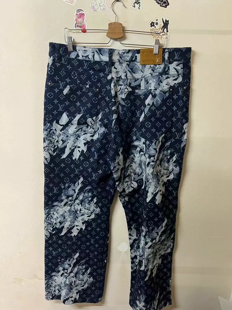 Louis Vuitton Louis Vuitton Tie-Dye Denim Pants Size 40 Size US 40 / EU 56 - 2 Thumbnail