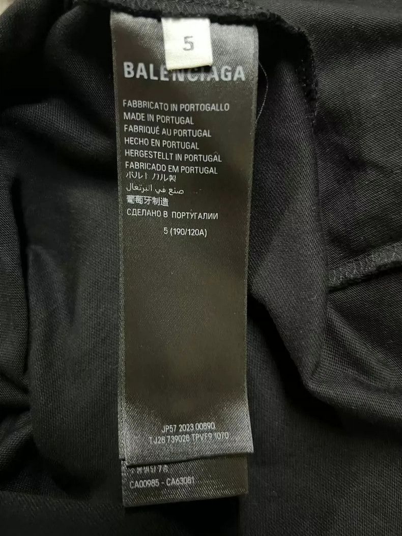 Balenciaga Balenciaga Reverse Embroidered Logo Short Sleeve Size US L / EU 52-54 / 3 - 4 Thumbnail