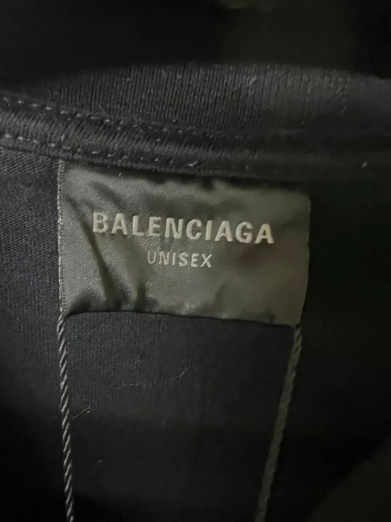 Balenciaga Balenciaga Full Print Logo Short Sleeve Top Size US XXL / EU 58 / 5 - 3 Thumbnail