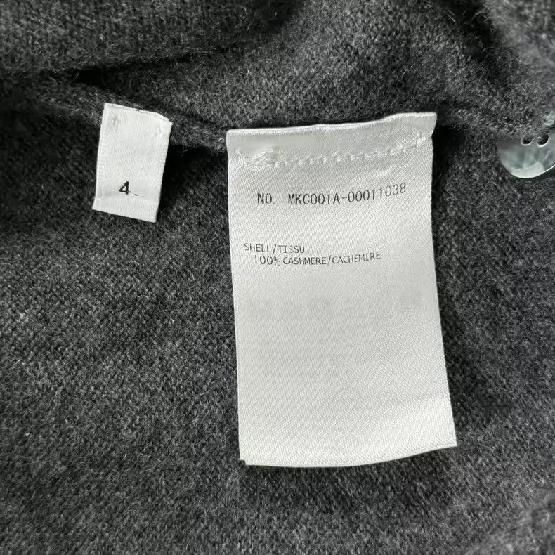 Thom Browne Thom Browne Gray Striped Cashmere Cardigan Size US M / EU 48-50 / 2 - 4 Thumbnail