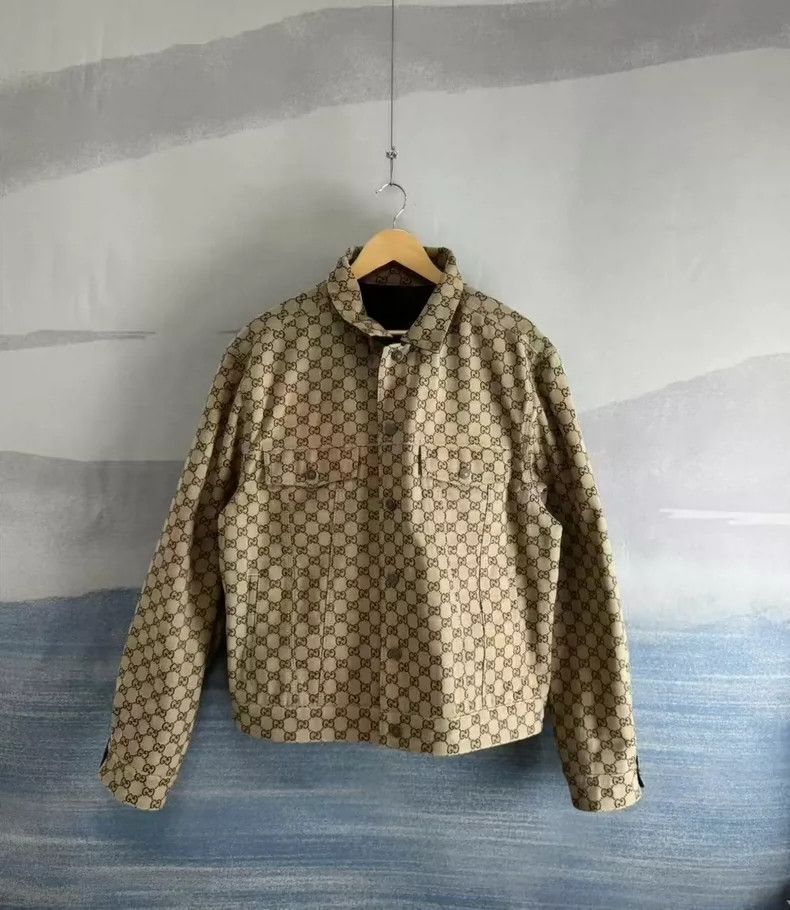 Gucci Gucci Black Denim Jacket with Button Closure Size US L / EU 52-54 / 3 - 3 Thumbnail