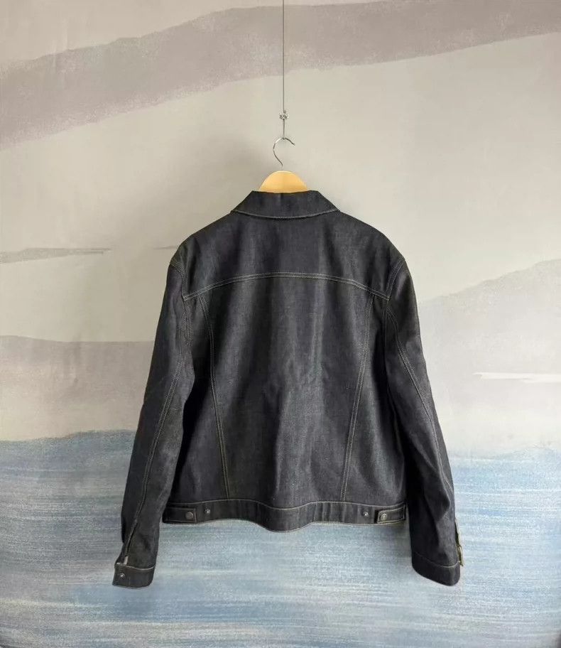 Gucci Gucci Black Denim Jacket with Button Closure Size US L / EU 52-54 / 3 - 2 Thumbnail