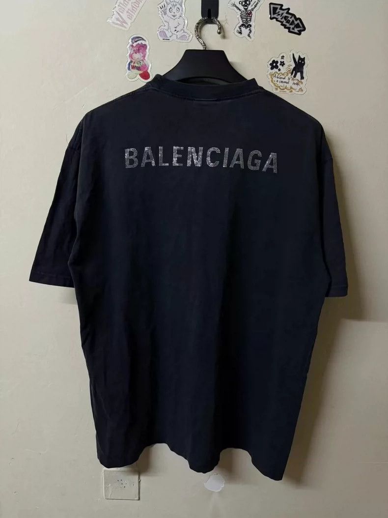 Balenciaga Balenciaga Logo Short Sleeve Shirt Size S Size US S / EU 44-46 / 1 - 2 Thumbnail