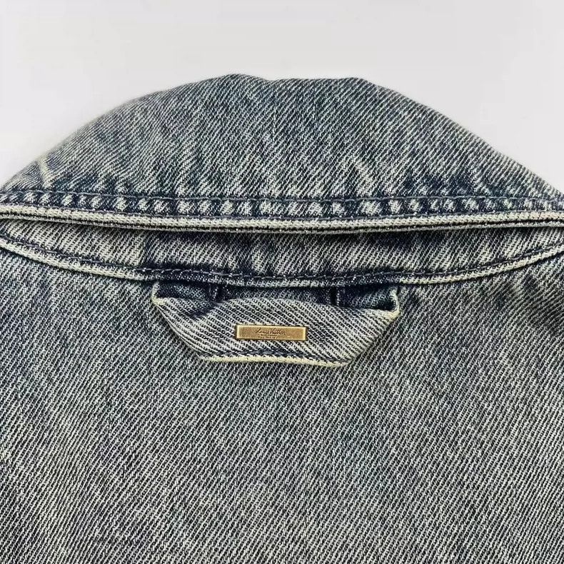 Louis Vuitton Louis Vuitton Blue Denim Short Sleeve Jacket Size US L / EU 52-54 / 3 - 4 Thumbnail