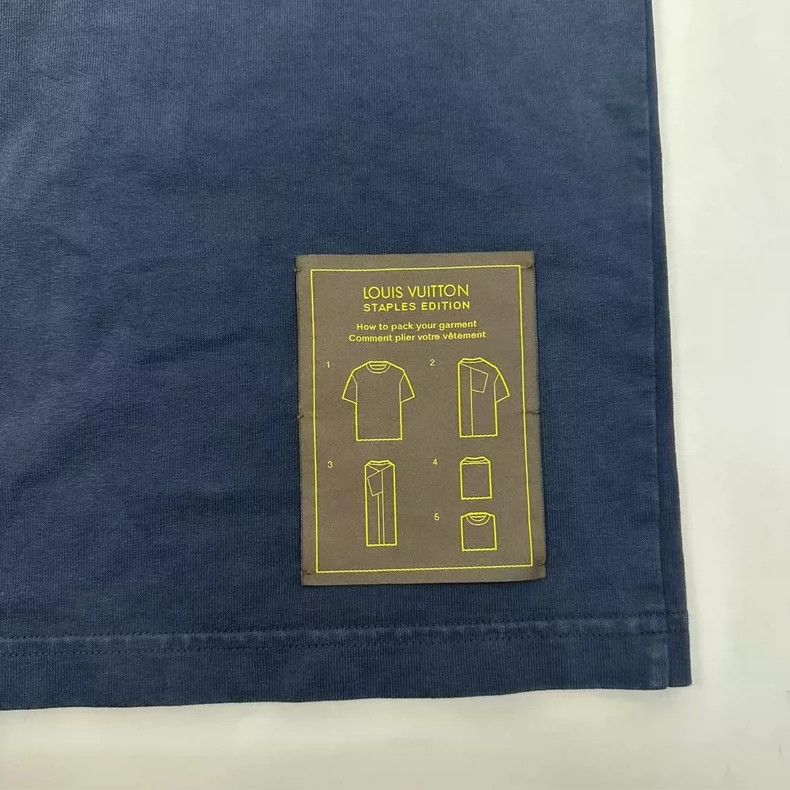 Louis Vuitton Louis Vuitton Blue Short Sleeve T-Shirt Size US M / EU 48-50 / 2 - 4 Thumbnail