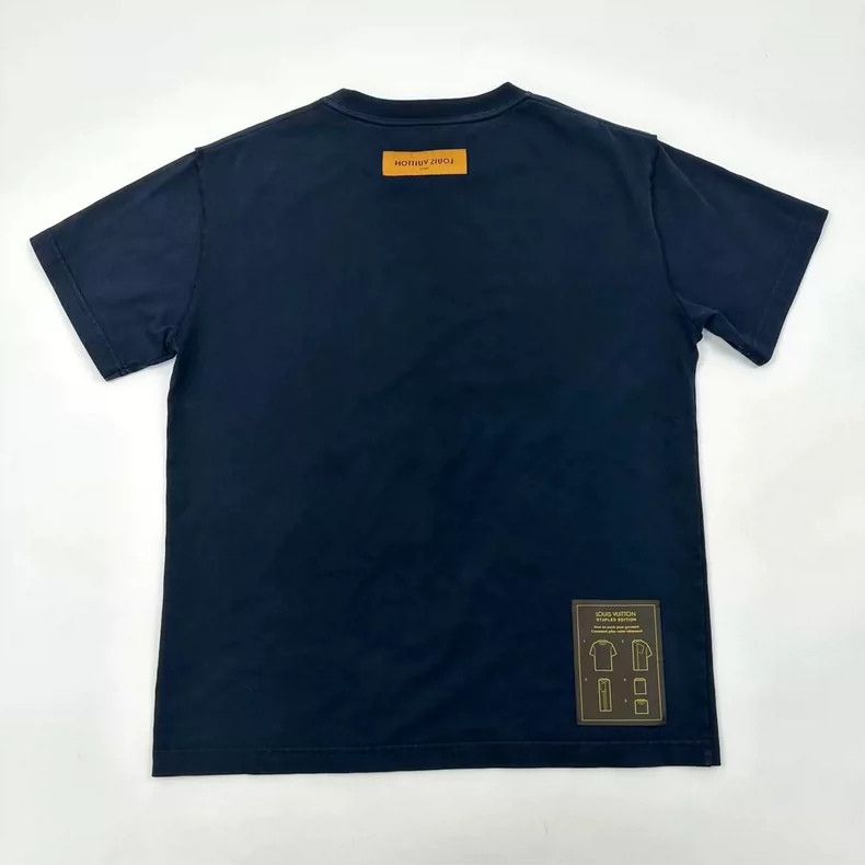 Louis Vuitton Louis Vuitton Blue Short Sleeve T-Shirt Size US M / EU 48-50 / 2 - 2 Thumbnail