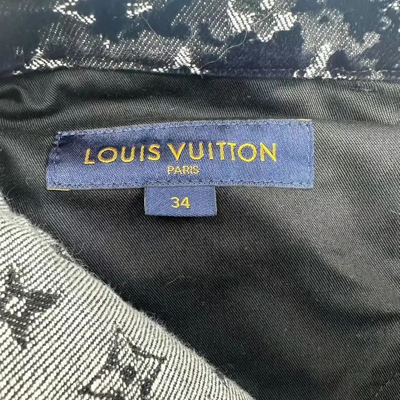 Louis Vuitton Louis Vuitton Black Letter Print Long Pants Size US 34 / EU 50 - 3 Thumbnail