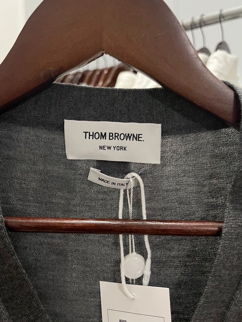 Thom Browne Classic Thom Browne Gray Cardigan-dmc Size US M / EU 48-50 / 2 - 3 Thumbnail