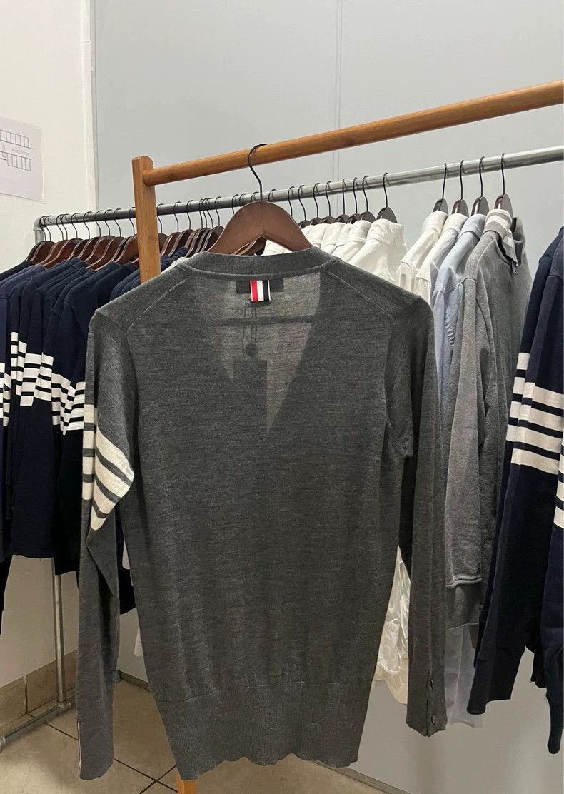 Thom Browne Classic Thom Browne Gray Cardigan-dmc Size US M / EU 48-50 / 2 - 2 Thumbnail
