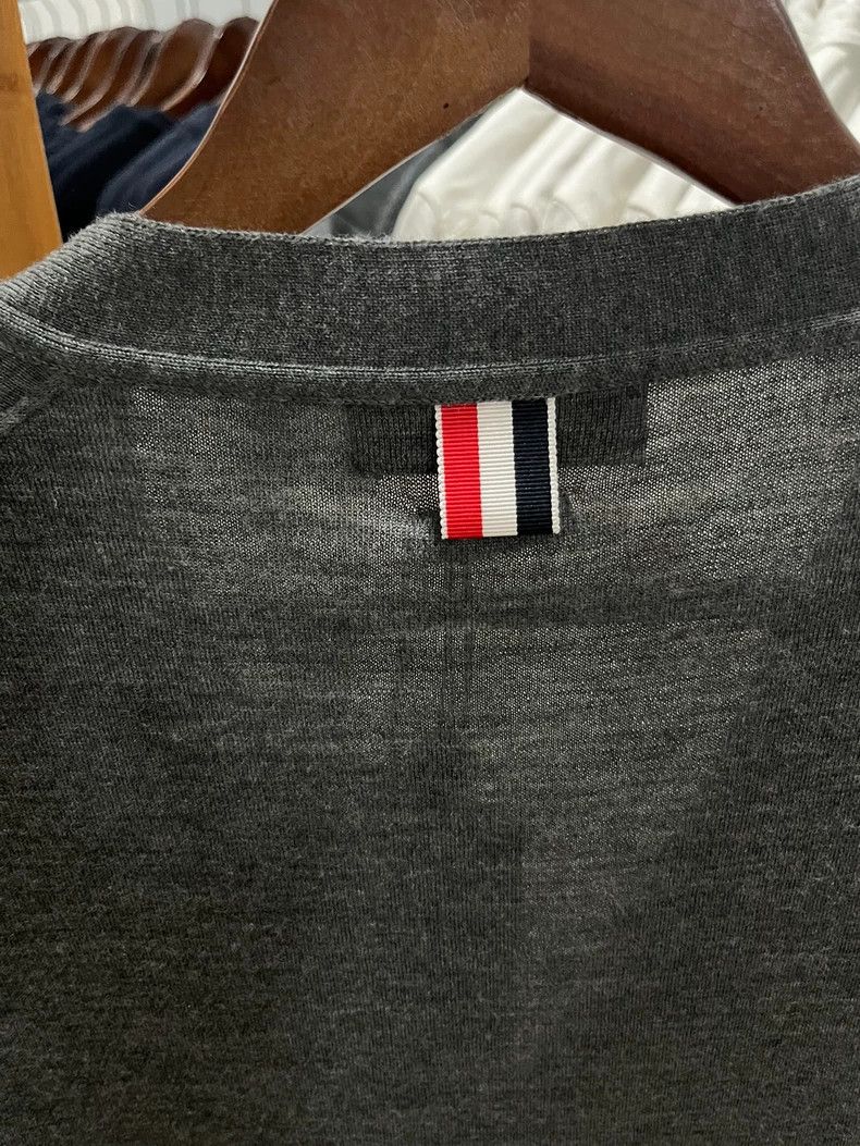 Thom Browne Classic Thom Browne Gray Cardigan-dmc Size US M / EU 48-50 / 2 - 5 Thumbnail