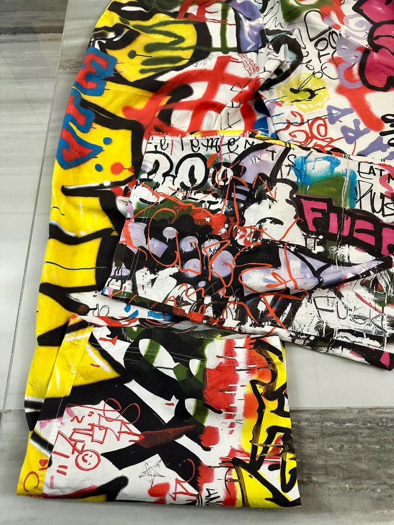Vetements Vetements Graffiti Pants for Comfortable Styling-dmc Size US 26 / EU 42 - 3 Thumbnail