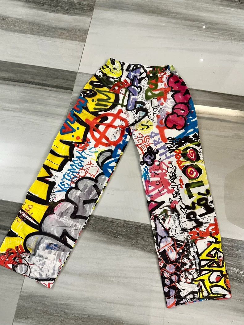 Vetements Vetements Graffiti Pants for Comfortable Styling-dmc Size US 26 / EU 42 - 2 Thumbnail