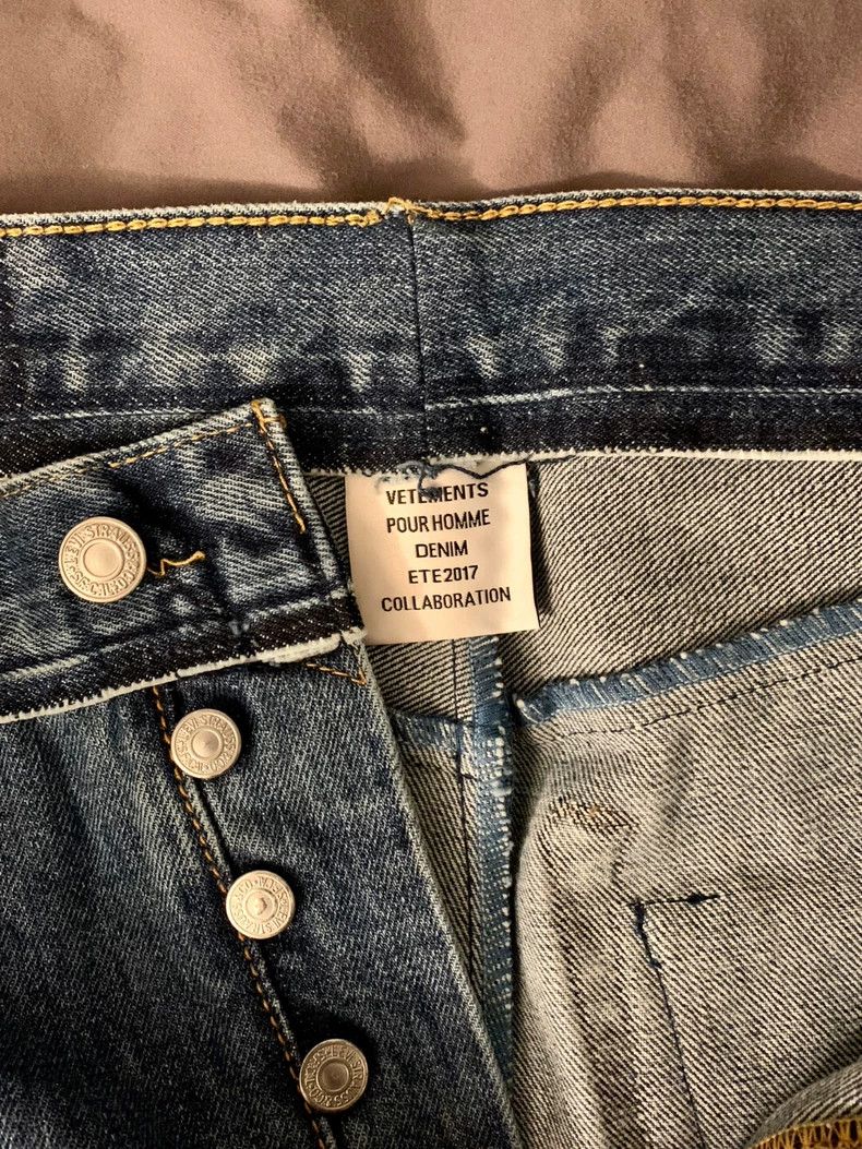 Vetements Vetements Levi's OG Version Distressed Denim Pants-dmc Size US 30 / EU 46 - 4 Thumbnail