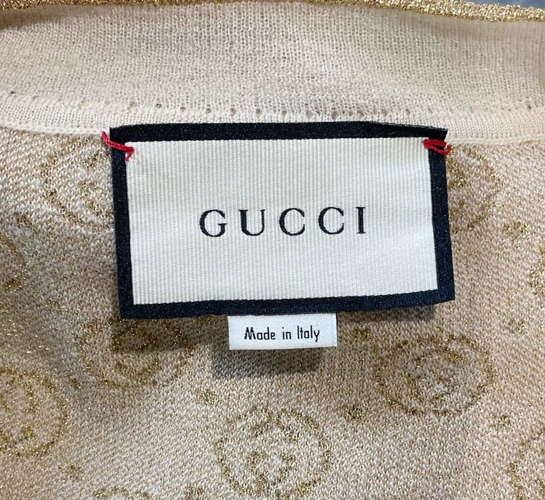 Gucci Gucci V-Neck Logo Knit Cardigan-dmc Size US M / EU 48-50 / 2 - 5 Thumbnail