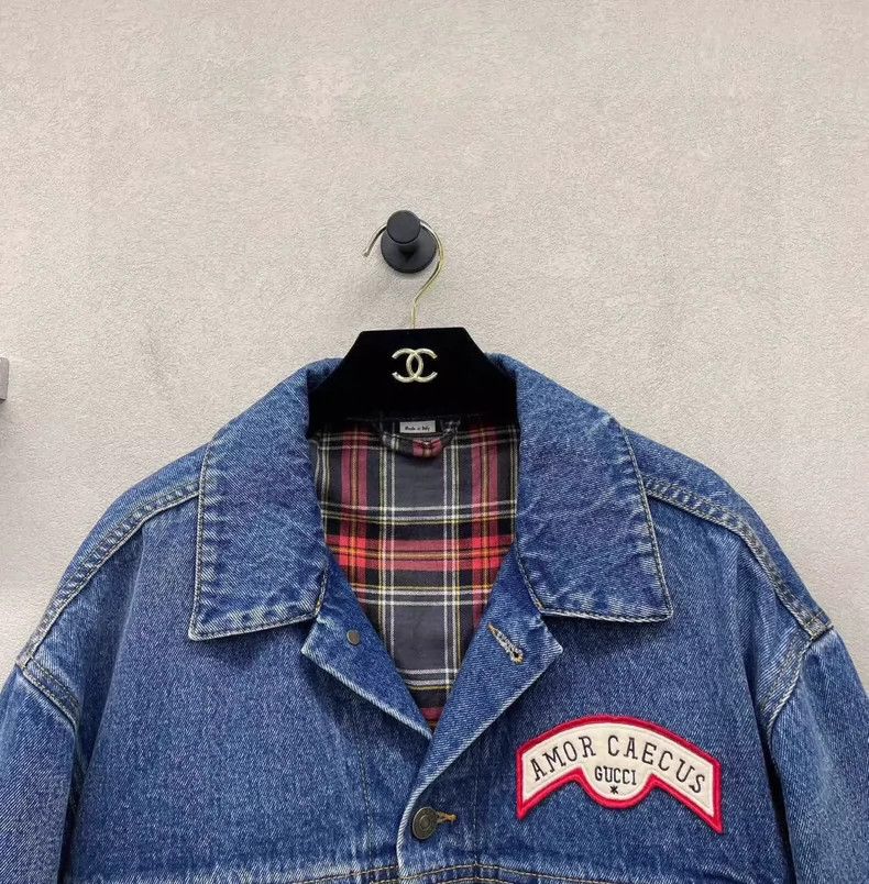 Gucci Gucci Denim Jacket in Blue Color-dmc Size US XXL / EU 58 / 5 - 3 Thumbnail