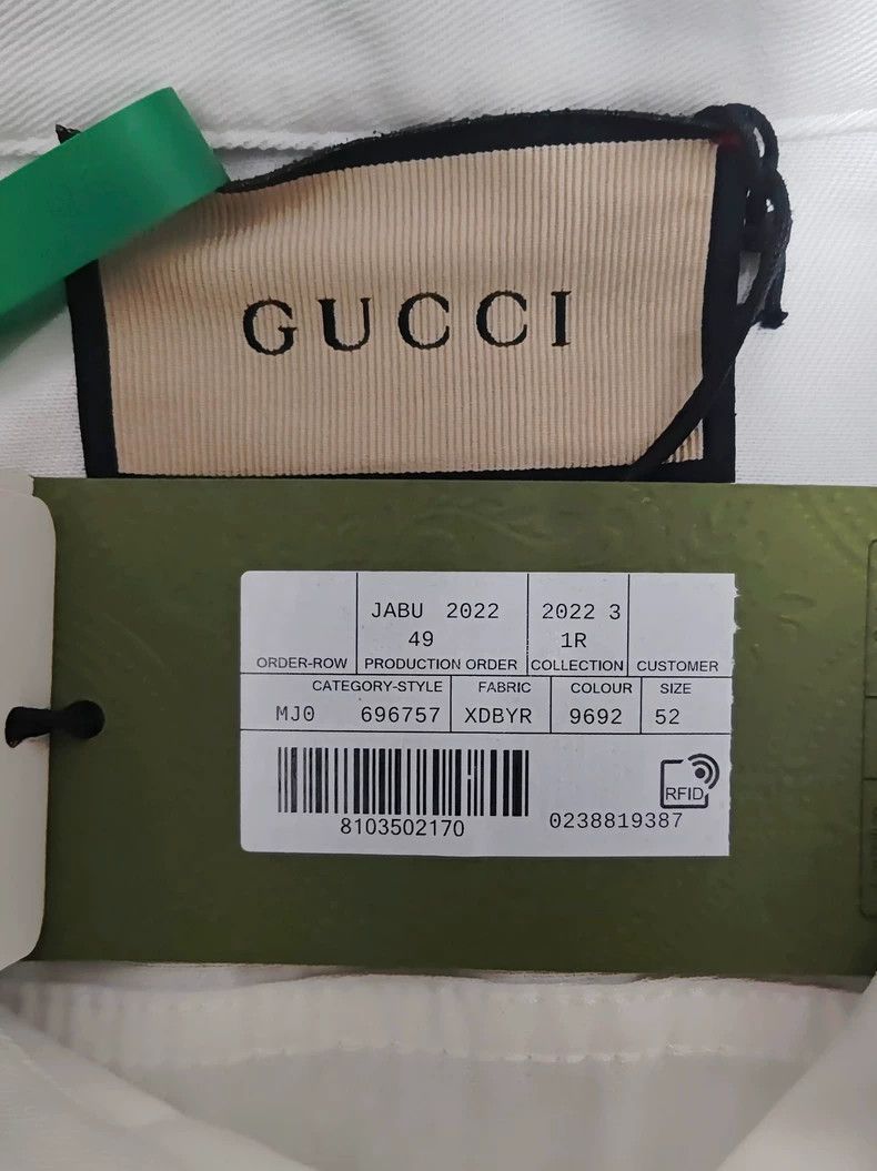 Gucci Gucci SS22 Striped Long Sleeve Shirt-dmc Size US L / EU 52-54 / 3 - 3 Thumbnail