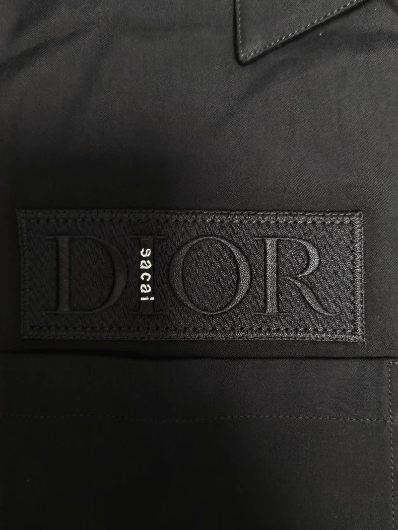 Dior Dior x Sacai Long Sleeve Shirt-dmc Size US M / EU 48-50 / 2 - 4 Thumbnail