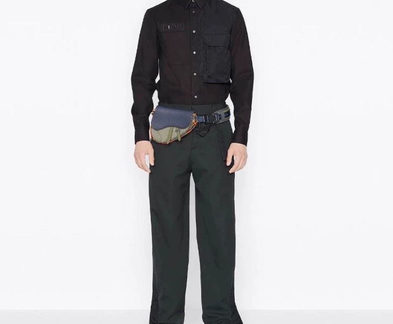 Dior Dior x Sacai Long Sleeve Shirt-dmc Size US M / EU 48-50 / 2 - 2 Thumbnail