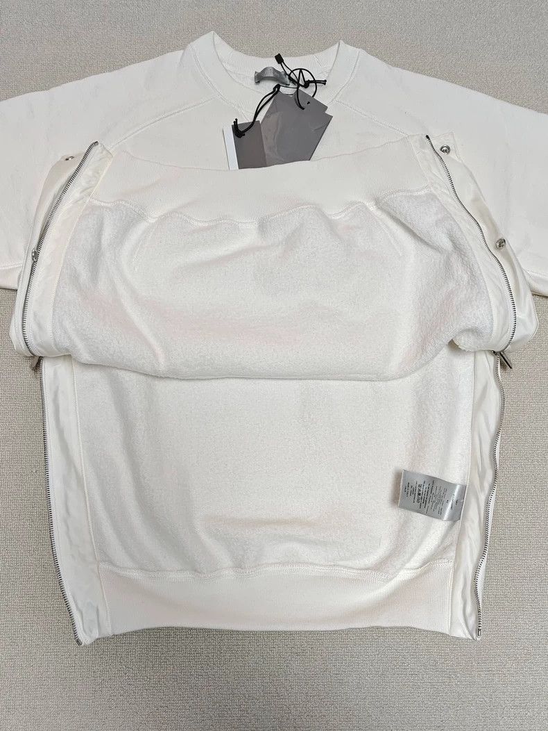 Dior Dior x Sacai Logo Sweatshirt-dmc Size US XS / EU 42 / 0 - 4 Thumbnail