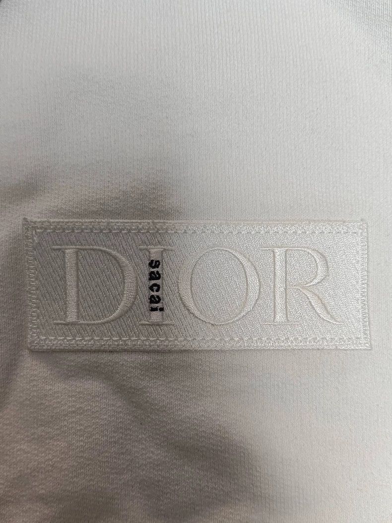 Dior Dior x Sacai Logo Sweatshirt-dmc Size US XS / EU 42 / 0 - 5 Thumbnail