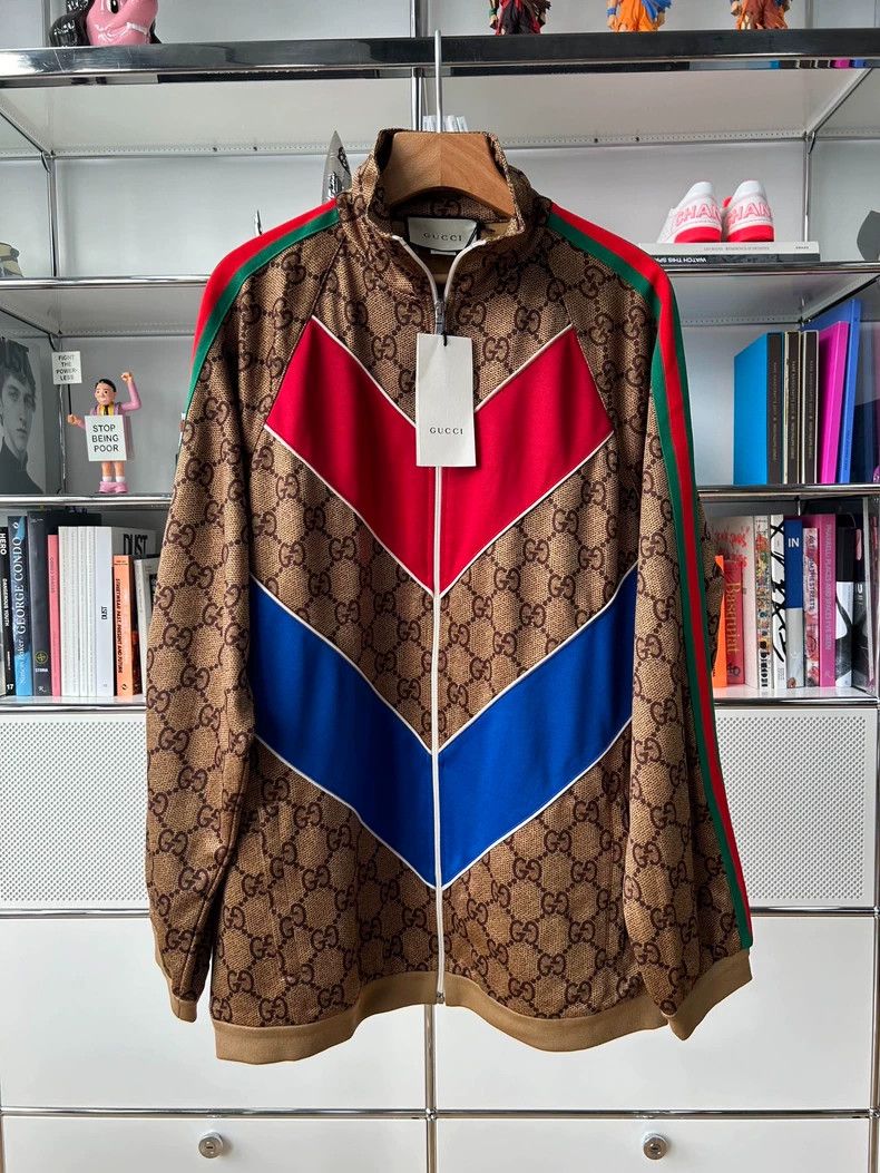 Gucci Gucci Red Blue Logo Jacket Set-dmc Size US S / EU 44-46 / 1 - 2 Thumbnail