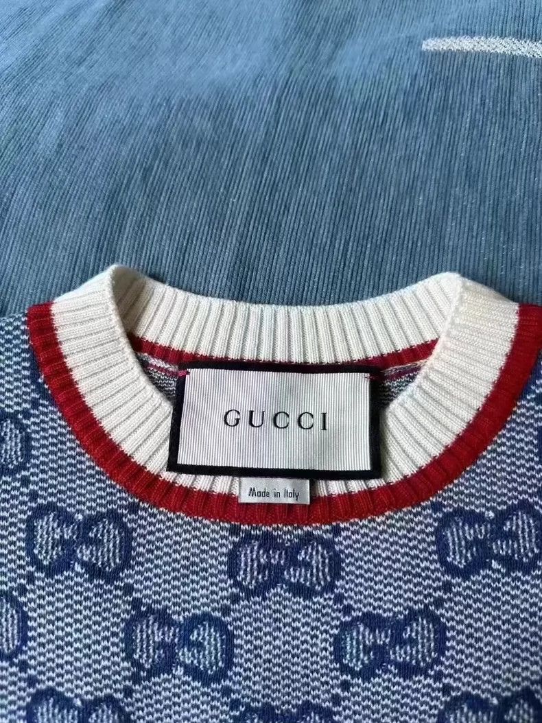 Gucci Gucci Blue GG Pattern Dress-dmc Size XS / US 0-2 / IT 36-38 - 3 Thumbnail
